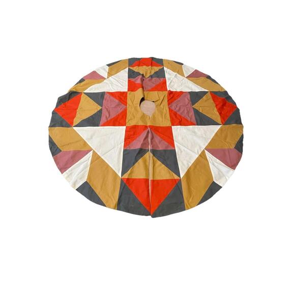 Schoolhouse x Rachel Murray Triangle Haberdasher's Tree Skirt